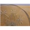 Image 3 : Crystal Vase w/ Pinwheel Design (chipped) 5" Dia, 8.25"H