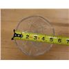 Image 7 : Crystal Vase w/ Pinwheel Design (chipped) 5" Dia, 8.25"H