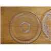 Image 2 : Qty 2 Round Glass Serving Plates w/ Scalloped Edges, Misc Sizes