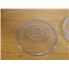 Image 6 : Qty 2 Round Glass Serving Plates w/ Scalloped Edges, Misc Sizes