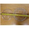 Image 8 : Qty 2 Round Glass Serving Plates w/ Scalloped Edges, Misc Sizes