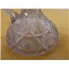 Image 6 : Crystal Cruet Decanter w/ Stopper 3.5" Dia, 4"H (without stopper)
