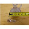 Image 9 : Crystal Cruet Decanter w/ Stopper 3.5" Dia, 4"H (without stopper)