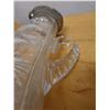 Image 7 : Cut Glass Water Pitcher & Tumbler w/ Metal Accents, Misc Sizes