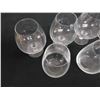Image 3 : Qty 7 Stemmed Wine Goblets & Tumblers 3" Dia, 5"H