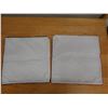 Image 7 : Qty 2 Quilted Pillow Shams, 19" x 19"