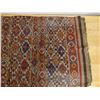 Image 2 : Woven Area Rug w/ Geometric Design & Fringe 50" x 36"