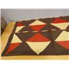 Image 5 : Woven Area Rug w/ Geometric Design  58" x 50"