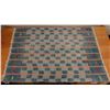 Image 1 : Heaven Scent Woven African Mudcloth w/ Geometric Design  56" x 42"