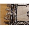 Image 8 : Woven Area Rug w/ Geometric Design & Fringe 37" x 24"
