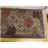 Image 3 : Woven Area Rug w/ Geometric Design & Fringe 56" x 32"