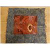 Image 2 : Woven Area Rug w/ Abstract Design & Fringe 37" x 33"