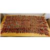Image 1 : Woven Area Rug w/ Abstract Design & Fringe 61" x 30"