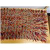 Image 2 : Woven Area Rug w/ Abstract Design & Fringe 61" x 30"