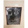Image 2 : Female Figure Artwork, Framed & Matted 16" x 19"