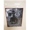 Image 5 : Female Figure Artwork, Framed & Matted 16" x 19"