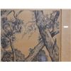 Image 5 : Forest Artwork by Alfred Ray Burrell w/ Bio, Framed & Matted 17" x 14"