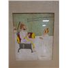 Image 2 : Hindi Maharaja Prince Hasara Sidhi Artwork, Framed & Matted 15" x 17"
