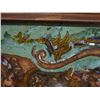 Image 7 : Qty 2 Abstract Animal Artwork, Wood Framed 16" x 14"