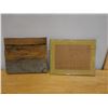 Image 8 : Qty 2 Abstract Animal Artwork, Wood Framed 16" x 14"