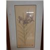 Image 3 : Qty 2 Floral Artwork, Marked Artist Proof 2/5 by Wren w/ Stamp, Wood Framed & Matted 13" x 21"