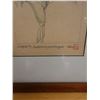 Image 4 : Qty 2 Floral Artwork, Marked Artist Proof 2/5 by Wren w/ Stamp, Wood Framed & Matted 13" x 21"