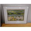 Image 4 : Qty 2 Indian Artwork, Framed & Matted, Misc Sizes
