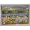 Image 5 : Qty 2 Indian Artwork, Framed & Matted, Misc Sizes