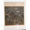 Image 2 : Mother India Artwork by Erica Karawina w/ Stanza from Sarojini Naidu Poem, Framed & Matted 14" x