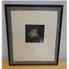 Image 1 : Stars B&W Artwork, Marked Proof,  by Artist Jenn (?) '85, Framed & Matted 12" x 14"