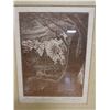 Image 2 : Sunday Laundry Artwork  by Artist Hon Chew Hee, Framed & Matted 11" x 14"