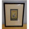 Image 1 : Two Cranes Artwork, Framed & Matted 11" x 15"