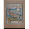 Image 2 : Jonah & The Whale Artwork, Framed & Matted 13" x 14"