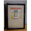 Image 6 : Qty 3 Indian Artworks, Framed & Matted 11" x 14"