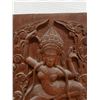 Image 2 : Carved Wooden Dancing Buddha, 11" x 15"