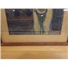 Image 5 : Qty 2 Artworks: Abstract & Male Figure, 1 Matted, 1 Framed (cracked), Misc Sizes