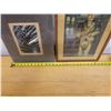 Image 7 : Qty 2 Artworks: Abstract & Male Figure, 1 Matted, 1 Framed (cracked), Misc Sizes