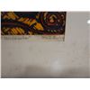 Image 5 : Mo'okuauhau Abstract Artwork Numbered 10/15  by Artist Maile Andrade, Framed & Matted 10" x 12"