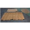Image 1 : Qty 3 Woven Mats, Misc Shapes & Sizes