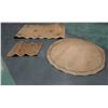 Image 1 : Qty 3 Woven Mats, Misc Shapes & Sizes