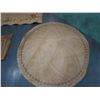 Image 2 : Qty 3 Woven Mats, Misc Shapes & Sizes