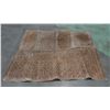 Image 1 : Woven Mat w/ Geometric Shapes 74" x 62"