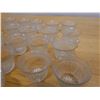 Image 5 : Qty 24 Glass Mugs w/ Pinwheel Design Approx 3.5" Dia, 2.25"H