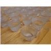 Image 8 : Qty 24 Glass Mugs w/ Pinwheel Design Approx 3.5" Dia, 2.25"H