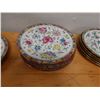 Image 13 : Multiple J. Cumming Hong Kong & YT Floral Dishes: Serving Platters, Plates, Tea Cups, etc Misc Sizes