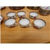Image 23 : Multiple J. Cumming Hong Kong & YT Floral Dishes: Serving Platters, Plates, Tea Cups, etc Misc Sizes