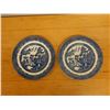 Image 3 : Qty 2 Willow Plates from Johnson Bros England 10" Dia