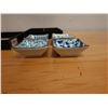 Image 5 : Best Quality Selection of Japan Set of 4 Condiment Dishes 3.5" Square w/ Maker's Mark