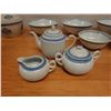 Image 10 : Multiple Spode Blue Room Collection Aesop's Fables Dishes: Teapot w/ Sugar & Creamer, Mugs, Bowls, e