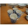 Image 2 : Multiple Spode Blue Room Collection Aesop's Fables Dishes: Teapot w/ Sugar & Creamer, Mugs, Bowls, e
